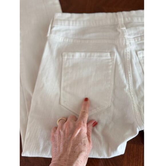 Banana Republic White Skinny Jeans Size 26/2 Women’s Premium Denim - Picture 3 of 9